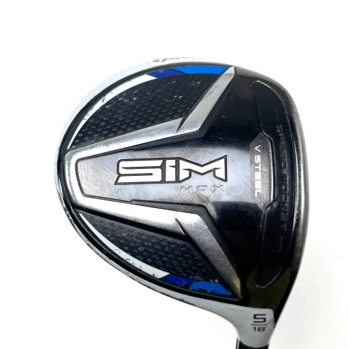 TaylorMade SIM MAX 5 Fairway Wood 18* Fujikura Ventus Blue 5R Regular RH, 1 of 12