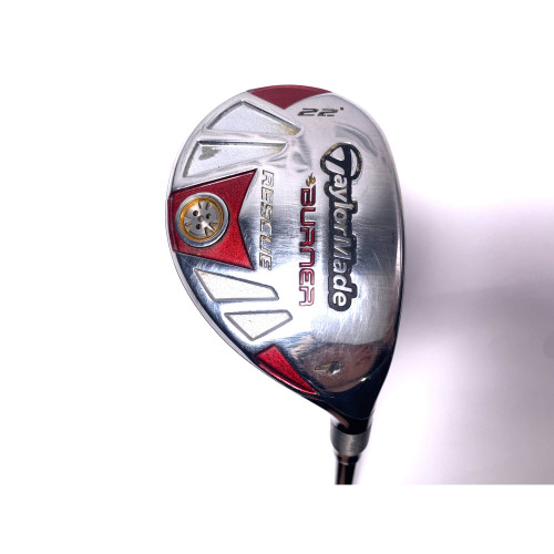TaylorMade Burner Rescue 4 Hybrid 22* REAX SuperFast 65g Regular RH, 1 of 12