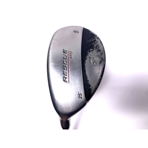 LEFTY TaylorMade Rescue Mid 5 Hybrid 25* Ultralite Regular Graphite Mens LH, 1 of 12