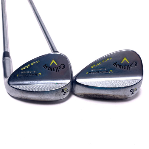 Callaway Mack Daddy 2 Tour Grind Chrome Wedge Set 54* 11 60* 9 TT DG RH, 1 of 12