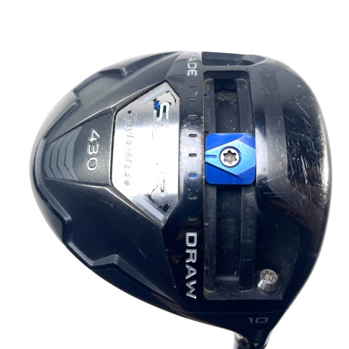 TaylorMade SLDR 430 Black Driver 10* UST Mamiya Attas 4u 6R Regular RH, 1 of 12