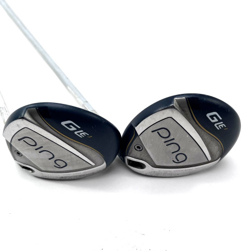 Ping G LE 3 3 & 5 Fairway Wood Set 18* 21* ULT 250 Ladies Graphite Womens RH, 1 of 12