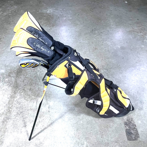 Walter Hagen Junior Club Set Driver 3W 4H 7 & 9 SW Putter Junior RH +Bag 57"-60", 1 of 12