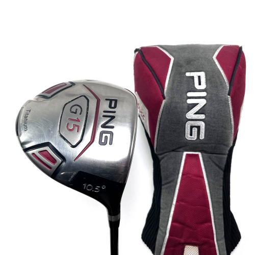 Ping G15 Driver 10.5* Aldila Serrano 60g Stiff Graphite Mens RH HC, 1 of 12