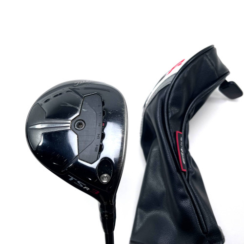 Titleist TSR3 3 Fairway 15* HZRDUS 6.0 Gen 4 Dual Torsional Black Stiff RH HC, 1 of 12