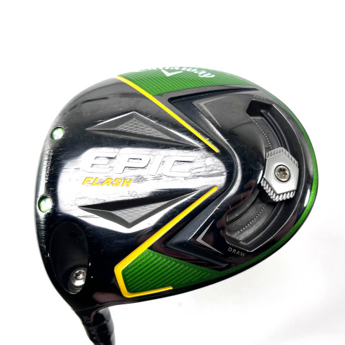 LEFTY Callaway EPIC Flash Driver 10.5* HZRDUS Smoke 6.0 Black 70g Stiff LH, 1 of 12