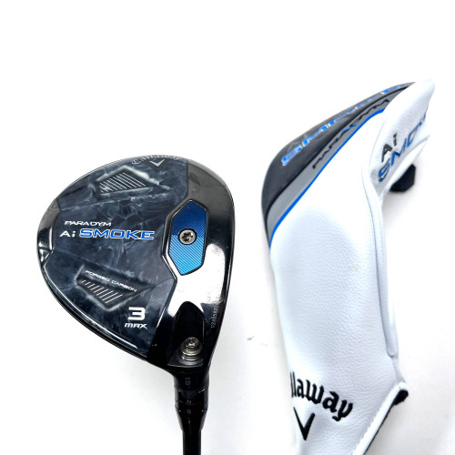 Callaway Paradym Ai Smoke Max 3 Fairway 15* Tensei Blue AV Xlink Regular RH HC, 1 of 12