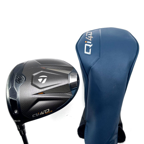 LEFTY TaylorMade Qi4D Max Driver 9* Reax Blue 60g Stiff LH HC, 1 of 12