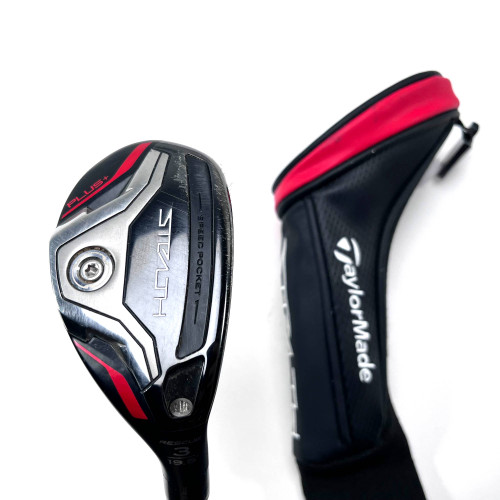 TaylorMade Stealth Plus Rescue 3 Hybrid 19.5* HZRDUS Smoke Red 6.0 Stiff RH HC, 1 of 12