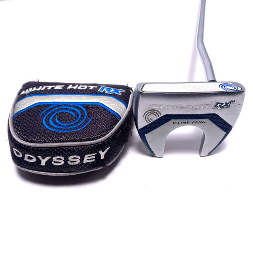 Odyssey White Hot RX V-Line Fang Putter 34.5" SuperStroke Pistol GT Tour Mens RH, 1 of 12