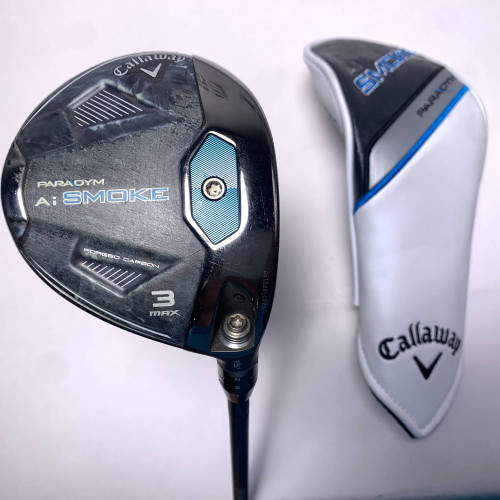 Callaway Paradym Ai Smoke Max 3 Fairway 15* Tensei Blue AV Xlink Regular RH HC, 1 of 12