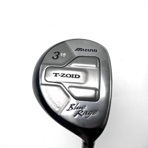 Mizuno Blue Rage 3 Fairway Wood 15* Exsar Platinum Stiff Graphite Mens RH, 1 of 12