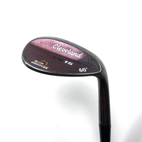 Cleveland CG15 DSG Oil Can Lob Wedge LW 60* Traction Wedge Steel Mens RH, 1 of 12