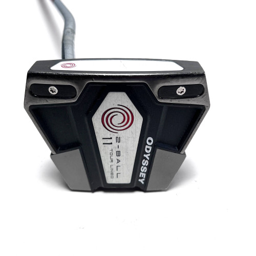 LEFTY Odyssey 2-Ball Eleven Tour Lined Putter 34" Mens LH, 1 of 12