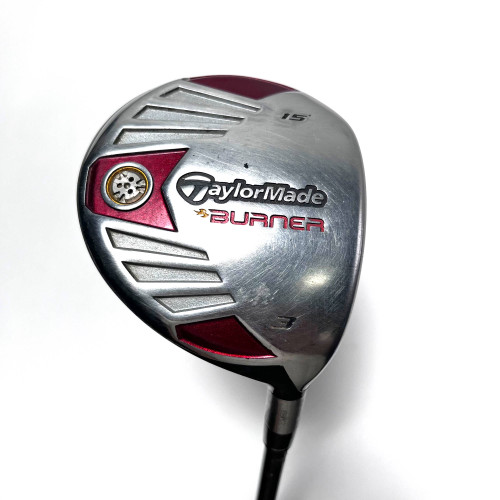 TaylorMade Burner Steel 2007 3 Fairway Wood 15* REAX SuperFast 50g Regular RH, 1 of 12