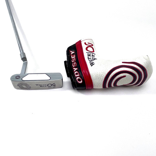 LEFTY Odyssey White Hot OG One CH Putter 34.5" SuperStroke Flatso 2.0 Mens LH, 1 of 12