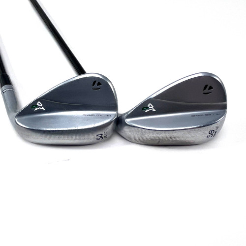 TaylorMade Milled Grind 4 Chrome Wedge Set 54* 11 58* 13 HZRDUS Youth RH, 1 of 12