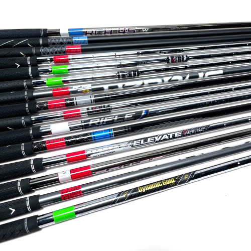 Callaway Fitting Iron Shaft Lot of 15 Shafts Graphite & Steel, 1 of 12