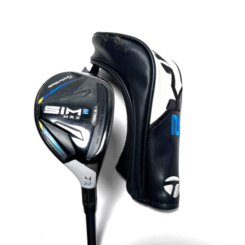 TaylorMade SIM2 MAX Rescue 4 Hybrid 22* Fujikura Ventus Blue 6-R Regular RH HC, 1 of 12
