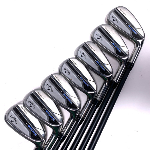 Callaway Paradym Ai Smoke Iron Set 5-PW+AW Cypher Sixty 5.5 60g Regular RH, 1 of 12
