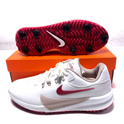 Nike Victory Pro 4 Golf Shoes White Red Men's SZ 12 ( FZ7611-103 ) NIB, 1 of 12