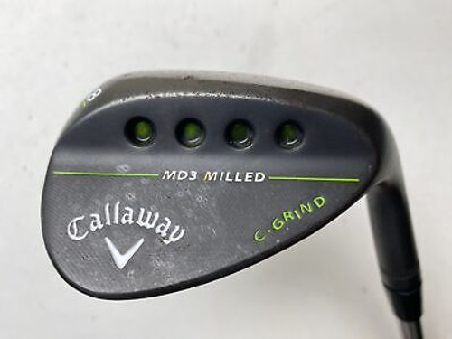 Callaway MD3 Milled Black Lob Wedge LW 58* 8 XP S300 95g Stiff Steel Mens RH (CCOQ4TH31V5K)