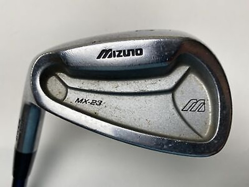 Mizuno MX 23 Single 9 Iron Exsar Blue Stiff Graphite Mens LH Midsize Grip (P4GOT7BXB1W6)