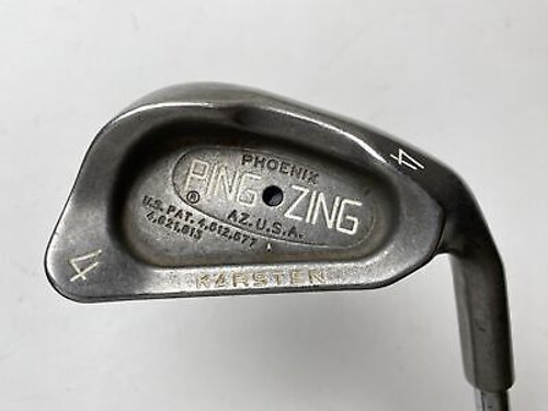 Ping ISI K Single 4 Iron Black Dot Cushin JZ Stiff Steel Mens RH (BN0D7FV4PK89)