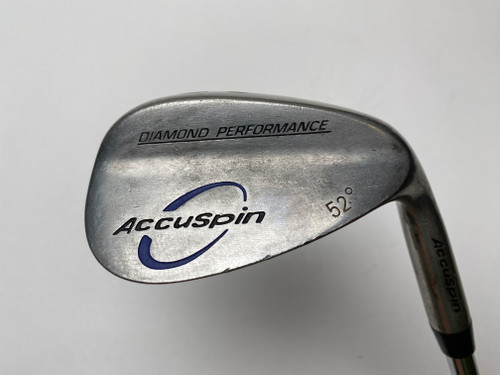 Accuspin Diamond Performance Wedge 52* True Temper TT Lite Regular Steel Mens RH (WHYOXREC4Y37)