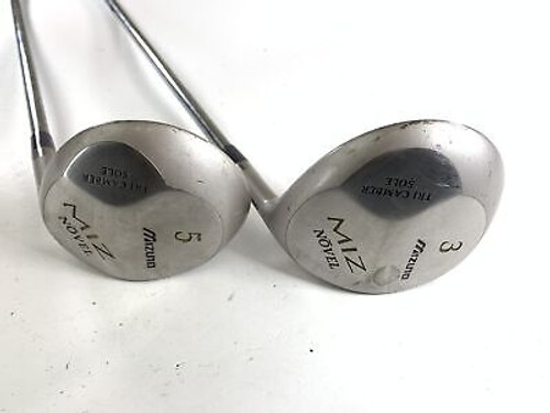 Mizuno Miz Novel 3 & 5 Fairway Wood Set Ladies Steel Womens RH (3W5BVA5RFNEU)