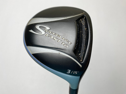 Adams Fast 12 3 Fairway Wood 15* Grafalloy ProLaunch Blue 65g Senior RH Midsize (F13BPETVEZU9)