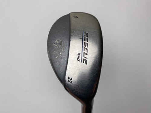 TaylorMade Rescue Mid 4 Hybrid 22* MAS2 50g Ladies Graphite RH Midsize Grip (D2I1PV75ZEKE)