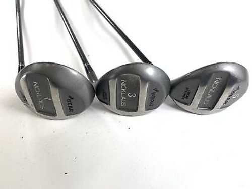 Nicklaus Lady Bear Wood Set 1 3 5 15* 18* Regular Graphite Mens RH (TGRJSOKUAFXZ)