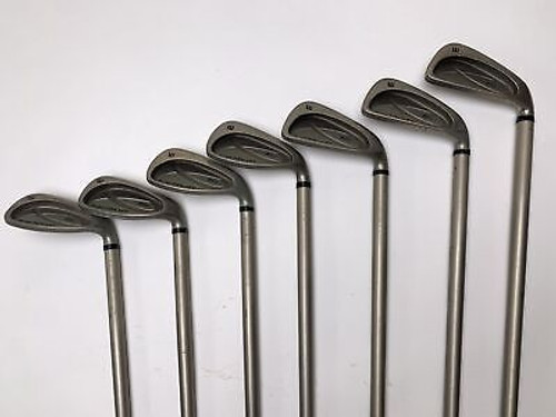 Wilson Fatshaft Ladies Iron Set 5-PW+SW Fat Shaft 535 Ladies Graphite Womens RH (MS95FAN2N6XM)