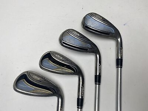 Adams Idea 2014 Iron Set 7-9+SW Grafalloy 50g Ladies Graphite RH Undersize Grips (I9DVOANJR5ON)