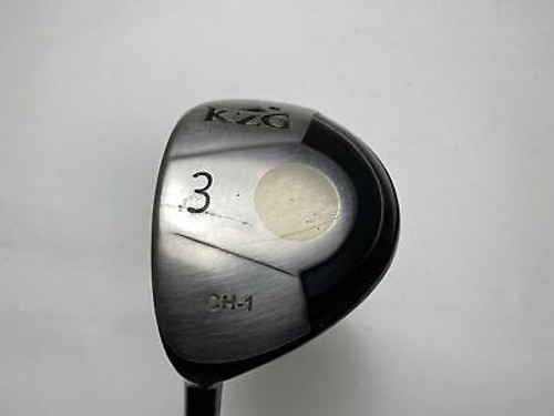 KZG CH-1 3 Fairway Wood Fujikura Vista Pro 80 Stiff Graphite LH Midsize Grip (CZEB71MNSAW8)