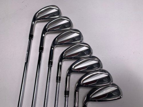 Wilson Dynapwr Iron Set 5-PW+GW KBS Max Ultralite Regular Steel Mens LH NEW (J6U5H83E03FX)