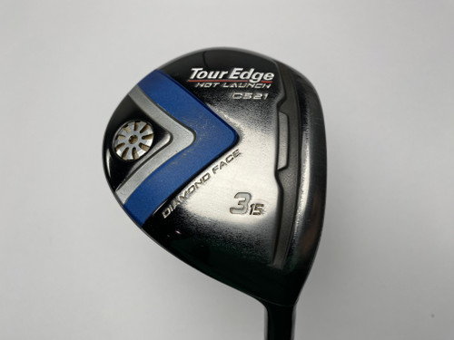 Tour Edge Hot Launch C521 3 Fairway Wood 15* Aldila Rogue Regular Graphite RH (88EYSSKO1M22)