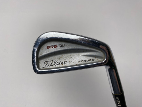 Titleist 695 CB Forged Single 6 Iron Stiff Steel Mens RH (RVIM6T5U6KYR)