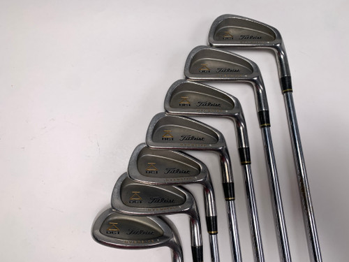 Titleist DCI Gold Overszie + Iron Set 4-9+SW Tri-Spec Stiff Steel Mens RH (RUOZ9LFG8EFJ)