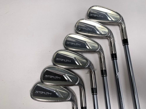 TaylorMade Stealth HD Iron Set 6-PW+AW Fujikura Speeder NX Regular RH NEW (WM9ZWOB62NLE)