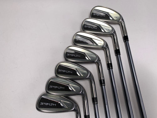 TaylorMade Stealth HD Iron Set 5-PW+AW Fujikura Speeder NX 50g Regular RH (WPI77Z9J7EDQ)