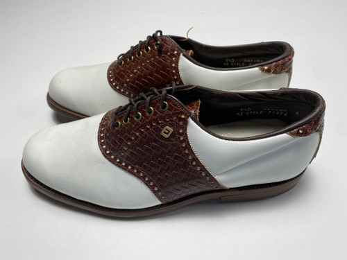 FootJoy Classics Golf Shoes White Men's SZ 9.50 (51276) (1DDT22QBPRYL)