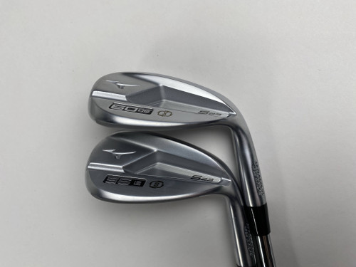 Mizuno S23 Satin Chrome Wedge Set 56* 12 | 60* 6 KBS Hi-Rev 2.0 Wedge Steel RH, 1 of 12