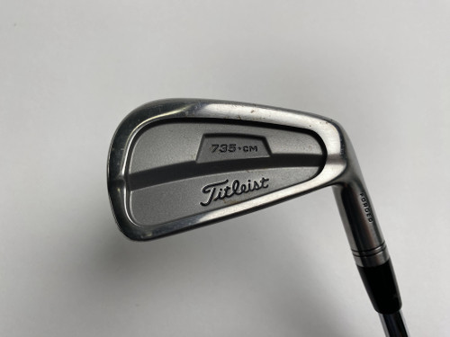 Titleist 735.CM Chrome Single 6 Iron True Temper Dynamic Gold S300 Stiff RH, 1 of 12