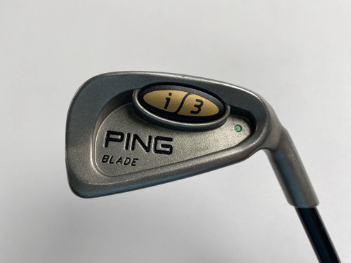 Ping i3 Blade Single 3 Iron Green Dot 2* Up 350 Series Stiff Graphite Mens RH, 1 of 12