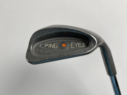 Ping Eye 2 Pitching Wedge PW Orange Dot 2* Flat Karsten ZZ-Lite Stiff Steel RH, 1 of 12