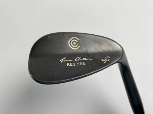 Cleveland 588 Gunmetal SW 56* True Temper Dynamic Gold Wedge Steel Mens RH, 1 of 12