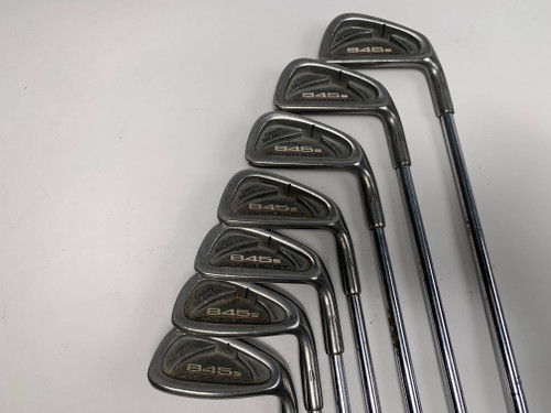 Tommy Armour 845S Silver Scot Iron Set 3-9 Tour Step Stiff Steel Mens RH, 1 of 12