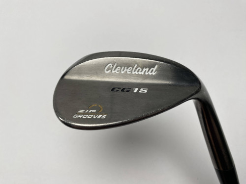 Cleveland CG15 Black Pearl 56* 14 Traction Wedge Steel Mens RH Midsize Grip, 1 of 12